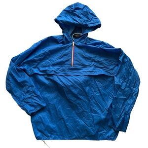 Vintage Bell Blue Pullover Windbreaker Anorak Y2K Gorpcore Retro Lightweight